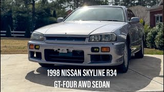 Bone Stock 1998 Nissan Skyline R34 GT-Four