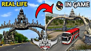 Bus Simulator Indonesia - Real Life Locations vs In Game Locations | New Update 3.7 screenshot 5