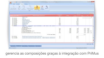Vídeo Tutorial de PriMus KRONO - Vista Composição de Preços - ACCA software