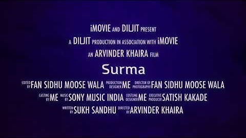 Diljit Dosanjh - Surma | Sonam Bajwa | Jatinder Shah | Arvindr Khaira | Latest Punjabi Song 2019