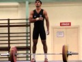 Ajay deep sarang indian weightlifter 113kg snatch.