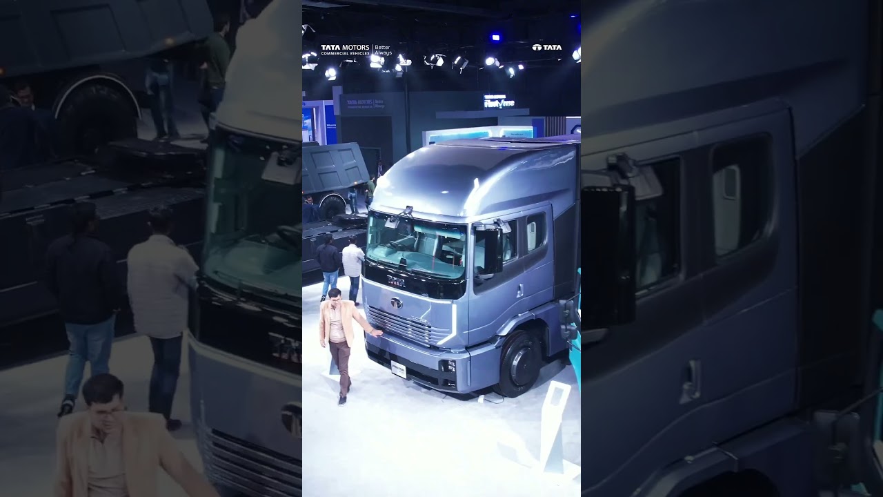 Tata Motors Commercial Vehicles pavilion at Bharat Mobility 2025