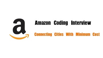 Amazon Coding Interview Question | Leetcode 1135 | Connecting Cities With Minimum Cost