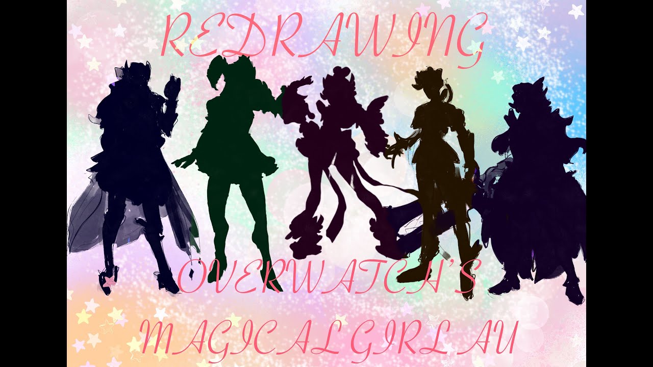 REDRAWING Overwatch’s Magical Girl AU