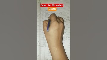 keys in er model ll dbms ll er relationship #ermodel #keysinermodel #dbms #dbmstutorials