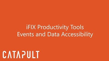 iFIX Productivity Tools - Events and Data Accessibility