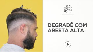 Como fazer DEGRADÊ COM ARESTA ALTA by Seu Elias