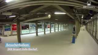 DKB-Skisport-Halle Oberhof: Eine komplette Runde in der Langlauf-Skihalle