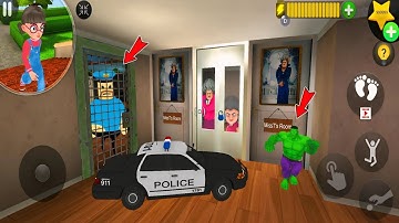 Scary Teacher 3D Barry Police New Chapter Update Prank Tani and Hulk