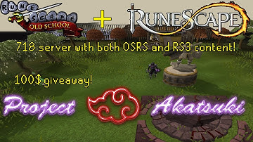 This 718 server has everything from OSRS and RS3! Project Akatsuki RSPS! 100$ GIVEAWAY!
