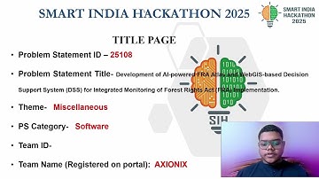 VanMitra | AI Powered FRA Atlas & DSS for Forest Rights Monitoring