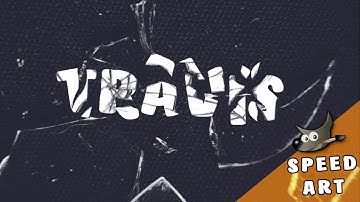 Shattered Glass Effect (Speed Art)