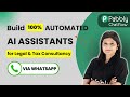 AI Agent for Legal &amp; Tax Consultancy — Automate Client Queries, Consultation Booking &amp; More
