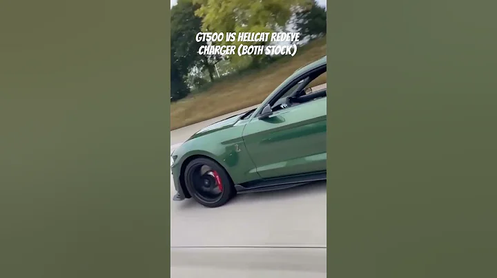 2022 SHELBY GT500 Vs Hellcat Charger Redeye!