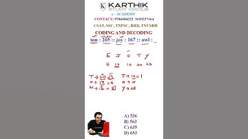 coding and decoding reasoning tricks ntpc #ssccgl #rrbntpc #tnpscgroup4  #codinganddecoding #tnusrb