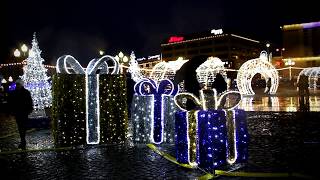 Новогодний Калининград. The city of Kaliningrad in the New Year