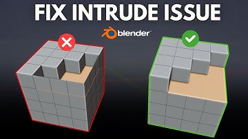 Fix Intrude Issue in Blender!