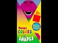 Barney S Colors Shapes The Treasure Of Rainbow Beard 2001 VHS