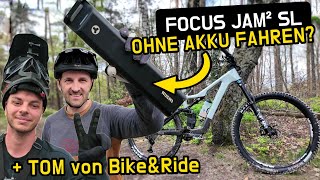 Wie fährt sich das FOCUS JAM² SL Light E-MTB OHNE AKKU?! | Ich lerne Tom von @Bike-and-Ride kennen