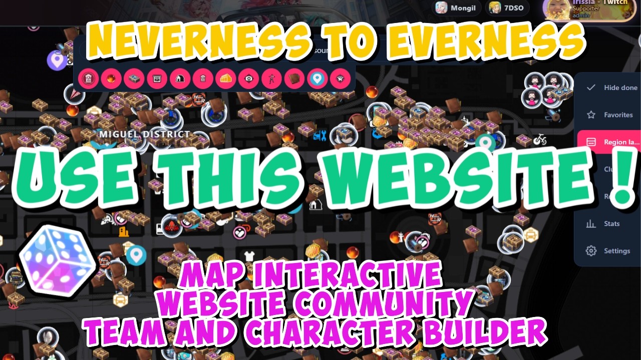 BEST WEBSITE FOR NEVERNESS TO EVERNESS - INTERACTIVE MAP , TIER LIST ...