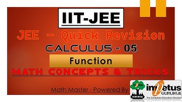 IIT - JEE  Concept | Calculus - 05 - Function | JEE Math Concept & Trick | Impetus Gurukul