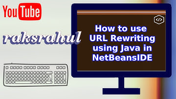 How to use URL Rewriting using Java in NetBeansIDE