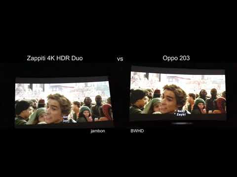 zappiti hdr 4k duo vs oppo 203