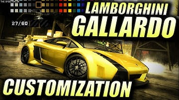 Lamborghini Gallardo - Customization - NFS Most Wanted 2005