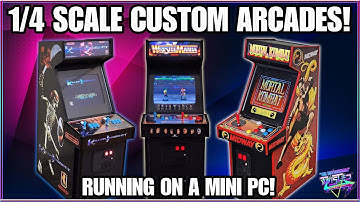 These Mini 1/4 Scale Arcades are Insane! You can buy them!