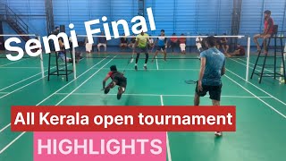 ALL KERALA OPEN TOURNAMENT | SEMI-FINAL | AMBALI&ARUN ,SHANU&NAVANEETH