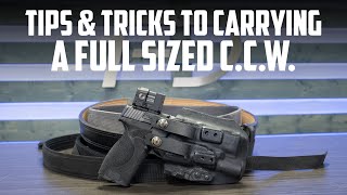 How to Comfortably Carry a Full-Size Pistol: Ultimate Guide