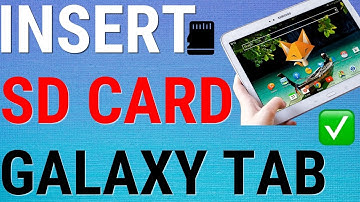 How To Insert An SD Card Into Samsung Galaxy Tab S7 Series