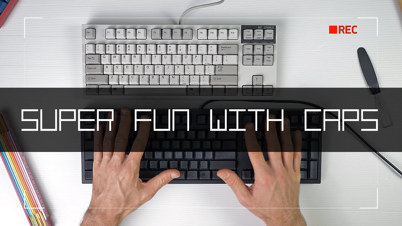 SUPER FUN WITH CAPS // RealForce R2 PFU Limited Edition (45g silent)