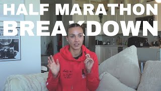 HALF MARATHON BREAKDOWN | 1:39:13 | EP. 4