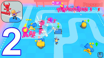 Shoot and Defend - Gameplay Walkthrough Part 2 Levels 6-9 Tower Defense Game (Android, iOS)