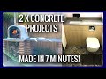 DIY Concrete Countertop Splashback &amp; Pizza Oven Worktop Made in 7 Minutes!