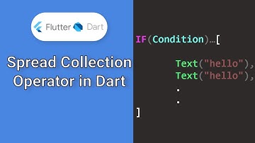 Dart Spread Collection Operator | Dart Tutorials | Flutter Tutorials How to use IF condition Flutter