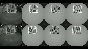 Simulate different camera calibration board