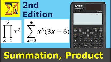 Summation and Product calculation using Casio FX-115ES PLUS FX -991ES PLUS 2nd Edition