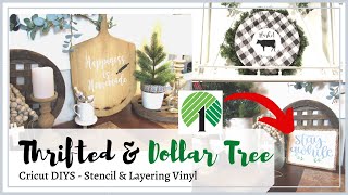 #trashtotreasure #goodwillmakeover #thriftedhomedecor
#cricutexploreair2 #cricutbeginner #cricutprojectideas learn to make
vinyl stencils & layer easil...