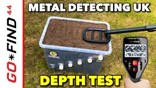 Minelab GO-FIND 44 depth test Metal Detecting UK 2020
