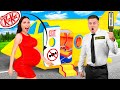 飛行機への食べ物持ち込み法 | 面白い瞬間 Fun Teen