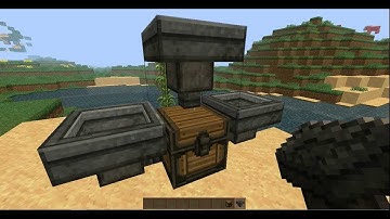 How to make and use a hopper - Minecraft 1.6.2 (TUTORIAL)