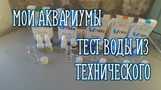 Мои аквариумы | Тест воды из технического аквариума