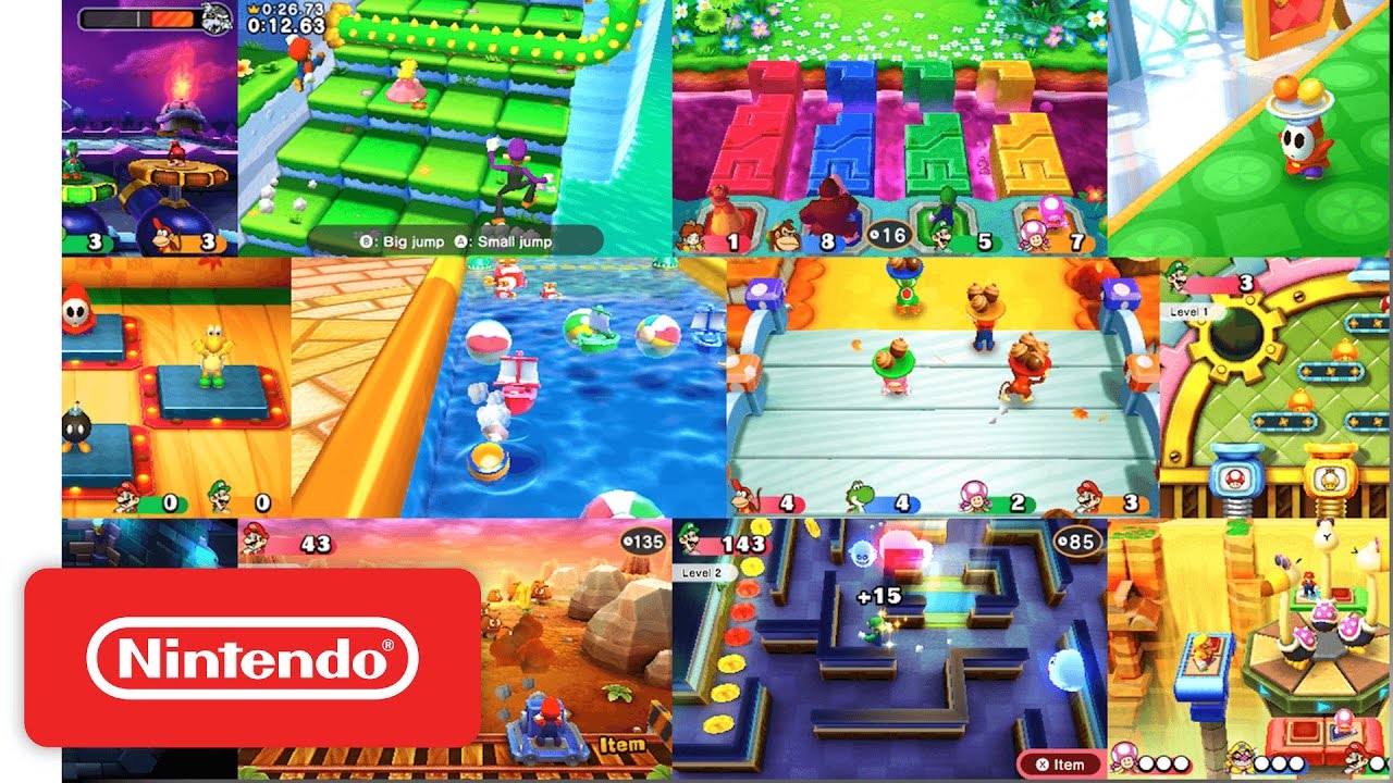 boom Pump Seaside Mario Party Star Rush - Launch Trailer - YouTube