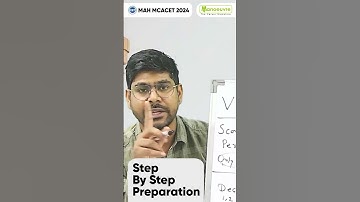 MAH MCA CET 2024 - Step By Step Preparation | #mahmcacet2024 #ytshorts