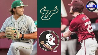 South Florida vs Florida State Highlights | 2024 College Baseball Highlights