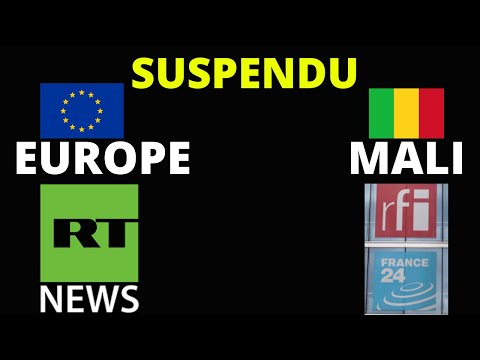 RFI et France 24 suspendu au Mali-RT suspendu en Europe