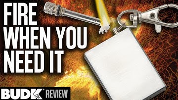 Permanent Match Lighter Key Chain