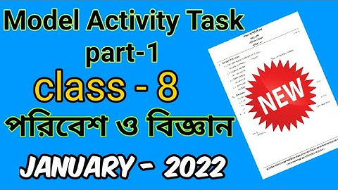 class 8 science model activity task 2022 | model activity task class 8 science 2022 | @Banglar Tutor